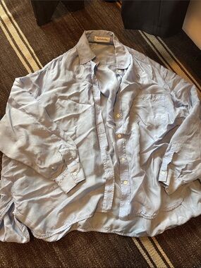 The Frankie Shop Light Blue Button-Up Shirt